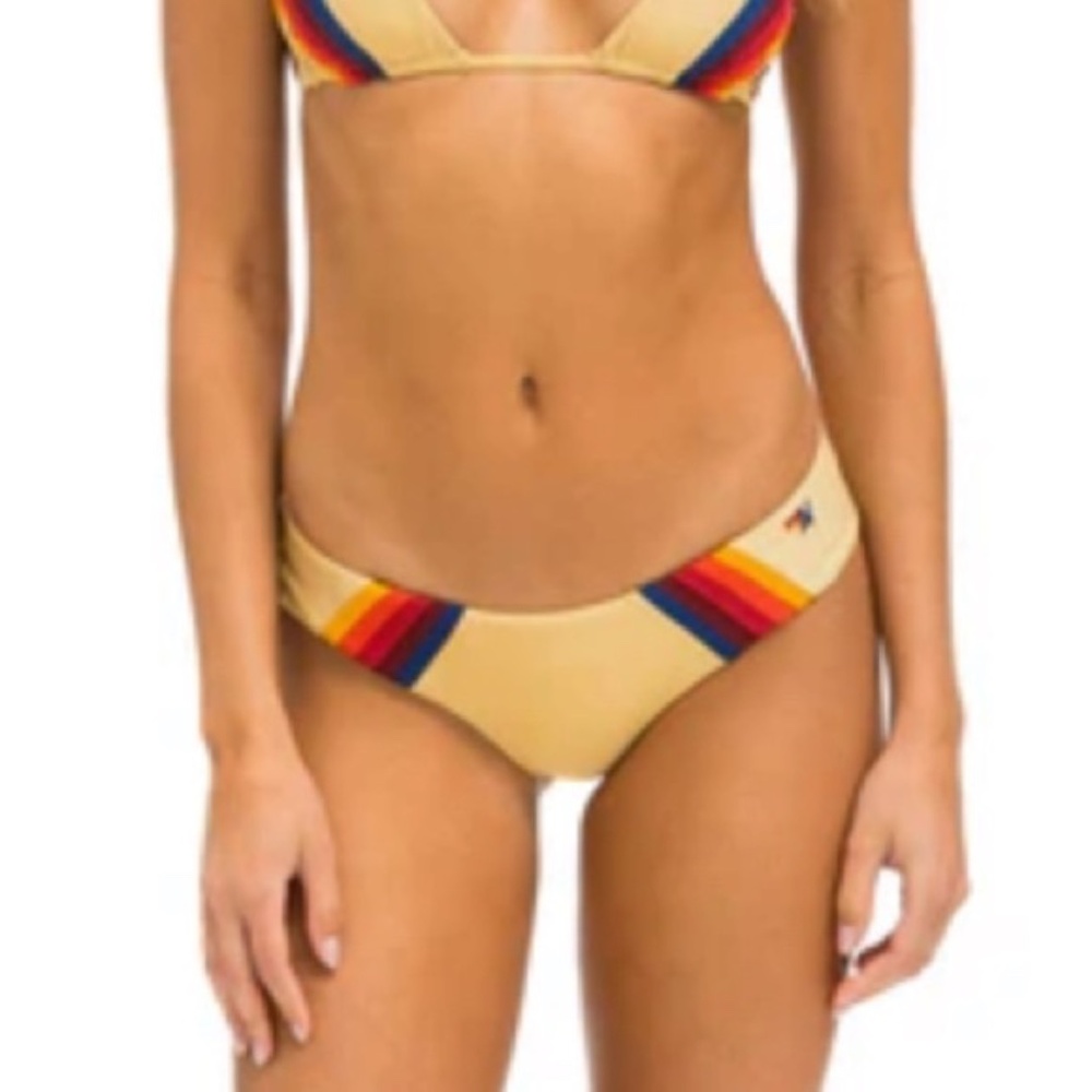 Aviator Nation Multicolor Velvet Bikini SET!!!!